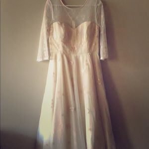 ModCloth dream celebration fit and flare dress